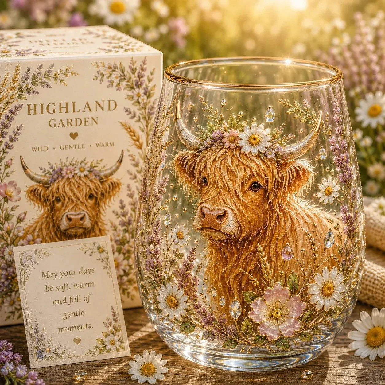 🌸🌿 Limited Edition 2026 Garden Morning Bliss Glass Tea Cup☀️☕🏆