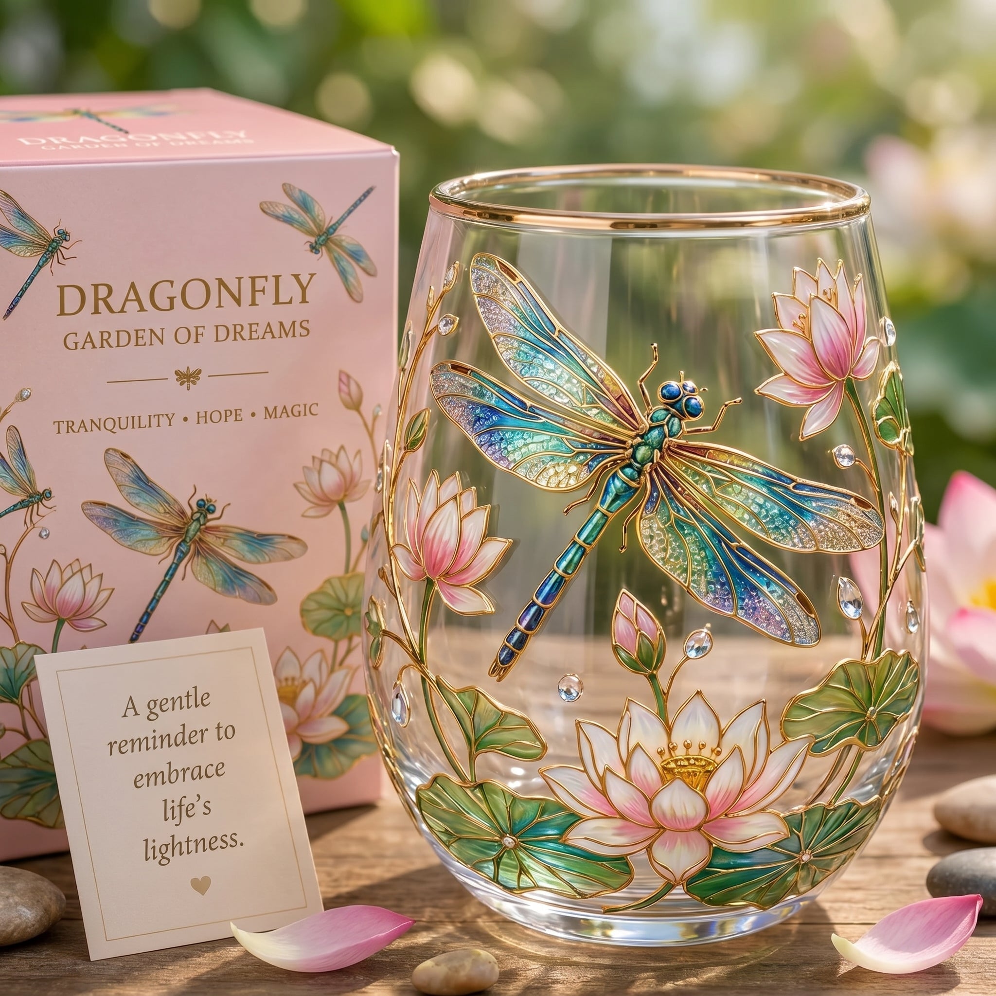 🌸🌿 Limited Edition 2026 Garden Morning Bliss Glass Tea Cup☀️☕🏆