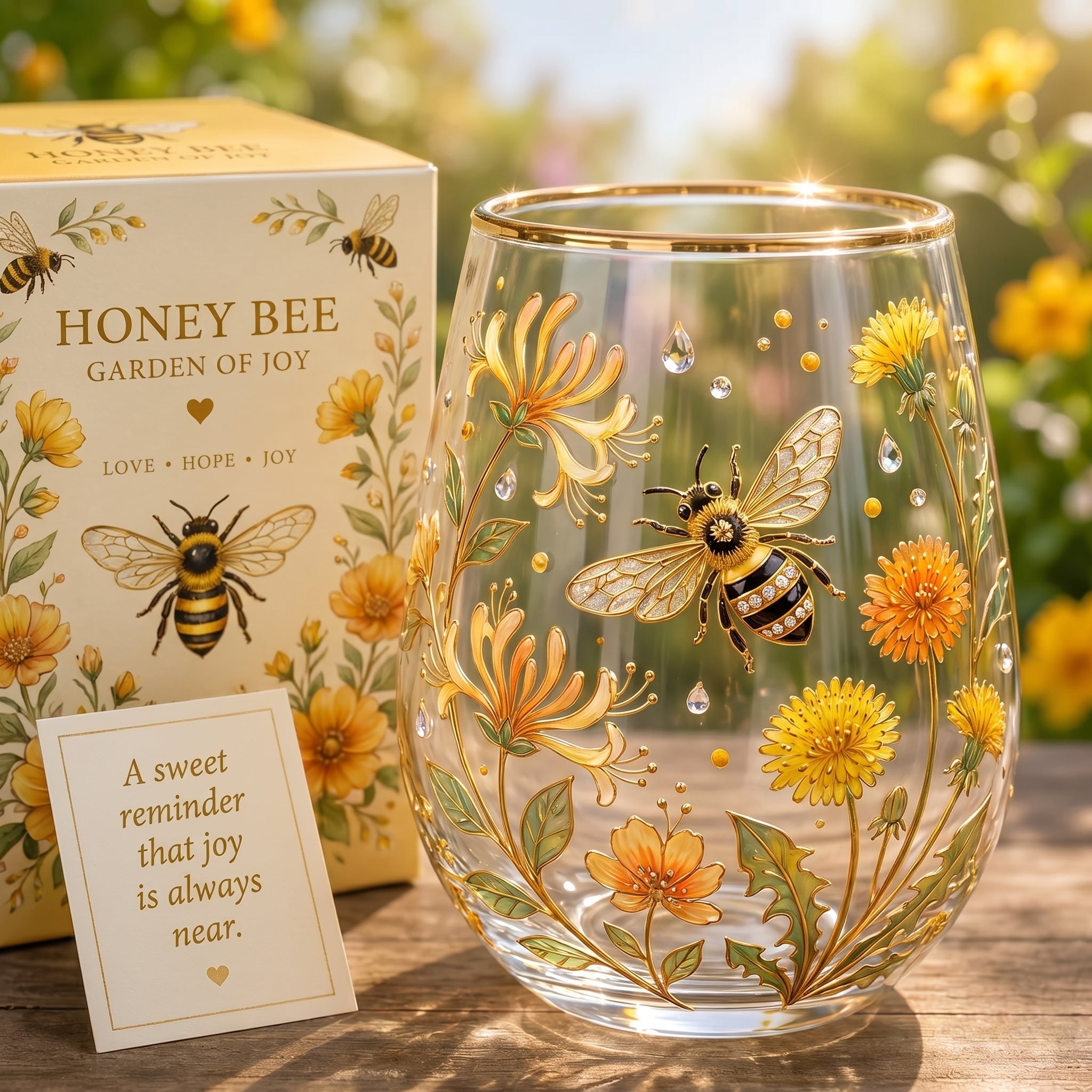 🌸🌿 Limited Edition 2026 Garden Morning Bliss Glass Tea Cup☀️☕🏆