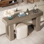 63-Inch Long Console Table, Wooden Rectangular Sofa Table Behind The Couch, Farmhouse Entryway Table for Entrance, Hallway, Living Room🏆