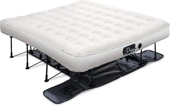 ⚡ Clearance sale🚀 Self-Inflating Air Mattress with Frame | Elevated Comfort Bed 🛏️🏆