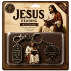 🔥LAST DAY 50% OFF - ✝Jesus Reading Keychain💋