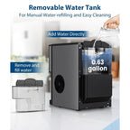 Nugget Ice Maker, 44lbs/Day, Fast 15min Ice, Self-Dispensing & Self-Cleaning🏆