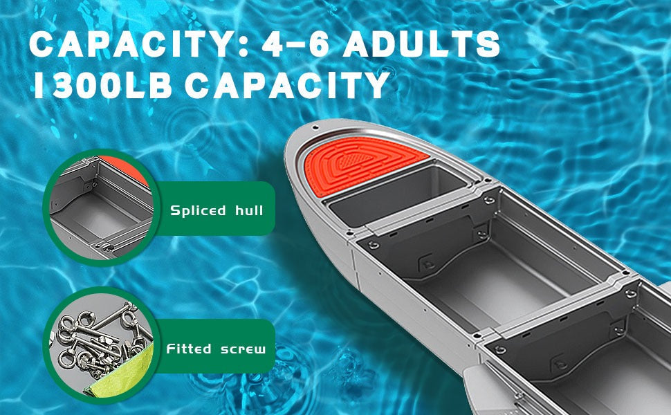 Detachable 5-Person Fishing Boat – Made with Eco-Friendly PE🏆
