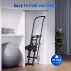 Stair Stepper with Handlebar, LED Display, 300LBS Capacity, Climber Exercise Machine for Workouts, Home Fitness Equipment for Women&Men🏆