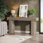 63-Inch Long Console Table, Wooden Rectangular Sofa Table Behind The Couch, Farmhouse Entryway Table for Entrance, Hallway, Living Room🏆