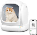 Self Cleaning Cat Litter Box, Open-Top Automatic Cat Litter Box with Safety Protection, App Control, Odor-Free, 75L Large Space for Multiple Cats🏆