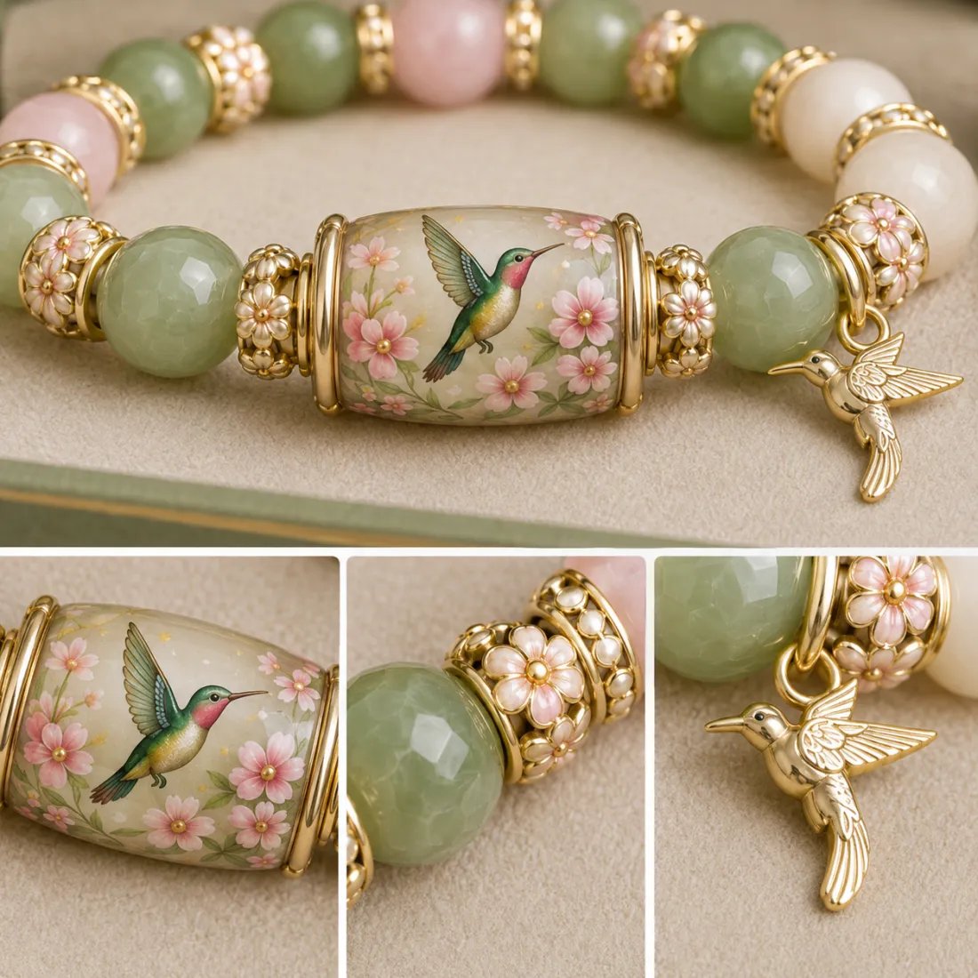 💜Hummingbird Garden Faith Bracelet 🌸 | 2026 Limited Edition Bracelet🏆