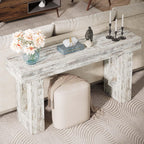 63-Inch Long Console Table, Wooden Rectangular Sofa Table Behind The Couch, Farmhouse Entryway Table for Entrance, Hallway, Living Room🏆
