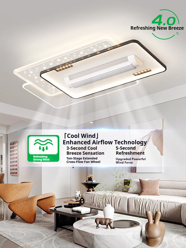 Intelligent bladeless fan chandelier🏆