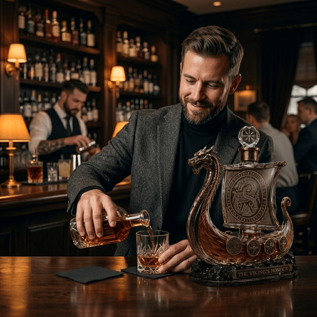 ⚔️ The Viking's Honour - Limited Edition Crystal Whiskey Decanter💋