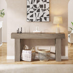 63-Inch Long Console Table, Wooden Rectangular Sofa Table Behind The Couch, Farmhouse Entryway Table for Entrance, Hallway, Living Room🏆