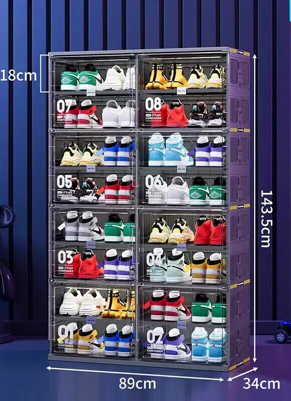 🥾Dust-Free Black Portable Shoe Organizer🎁🏆