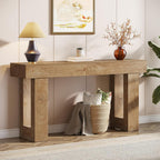 63-Inch Long Console Table, Wooden Rectangular Sofa Table Behind The Couch, Farmhouse Entryway Table for Entrance, Hallway, Living Room🏆