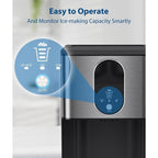 Nugget Ice Maker, 44lbs/Day, Fast 15min Ice, Self-Dispensing & Self-Cleaning🏆