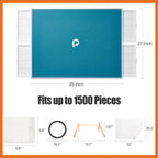 Rotating Puzzle Board with Drawers and Cover,Tilt&Lazy Susan🏆