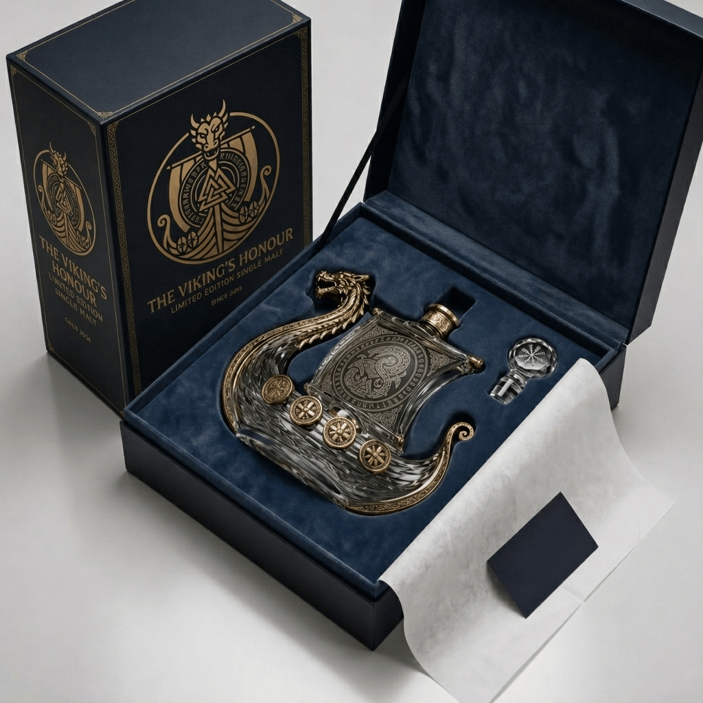 ⚔️ The Viking's Honour - Limited Edition Crystal Whiskey Decanter💋