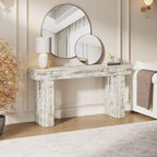 63-Inch Long Console Table, Wooden Rectangular Sofa Table Behind The Couch, Farmhouse Entryway Table for Entrance, Hallway, Living Room🏆