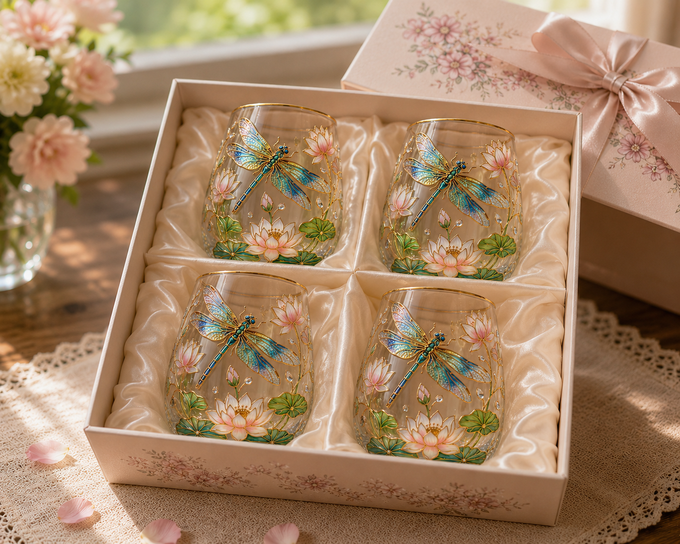 🌸🌿 Limited Edition 2026 Garden Morning Bliss Glass Tea Cup☀️☕🏆