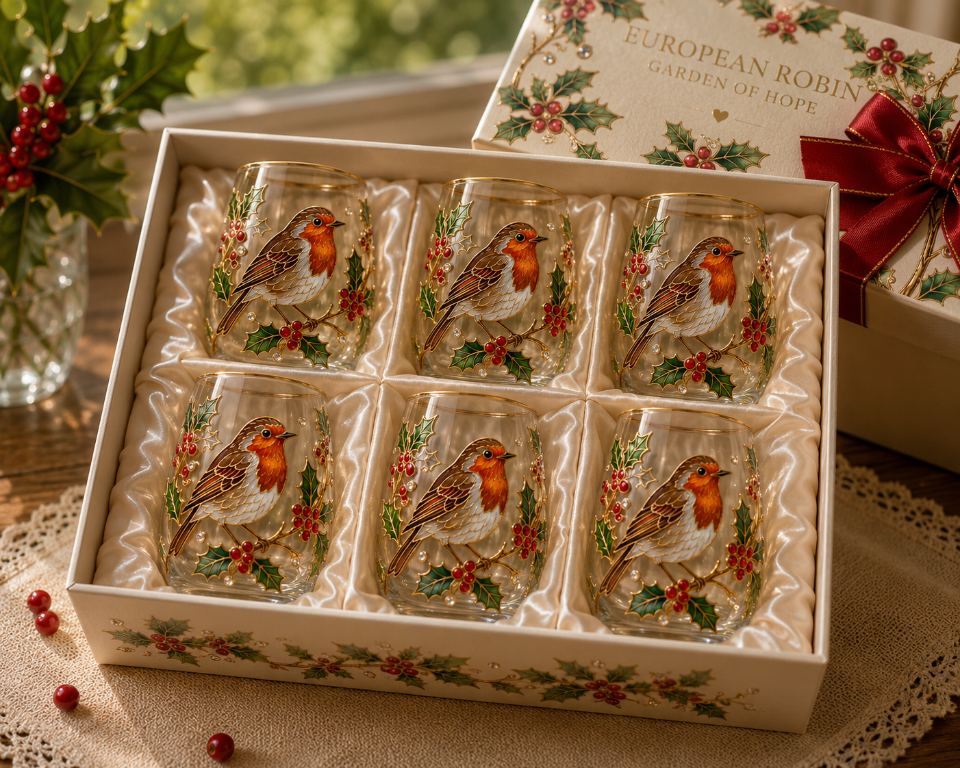 🌸🌿 Limited Edition 2026 Garden Morning Bliss Glass Tea Cup☀️☕🏆