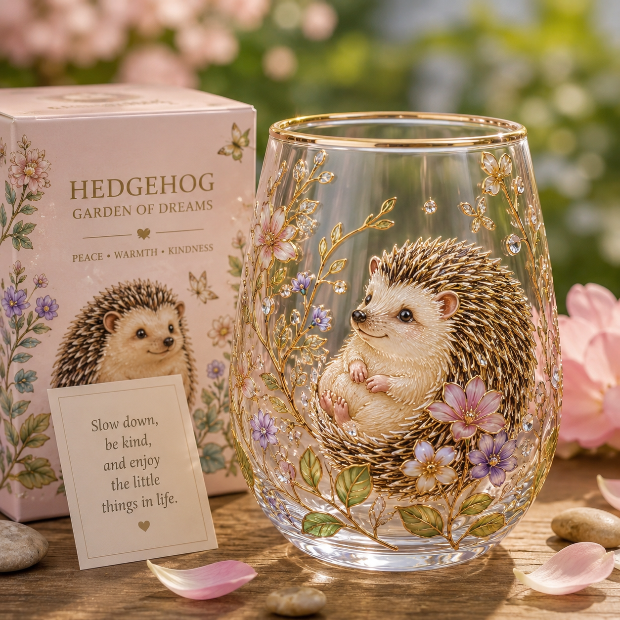 🌸🌿 Limited Edition 2026 Garden Morning Bliss Glass Tea Cup☀️☕🏆