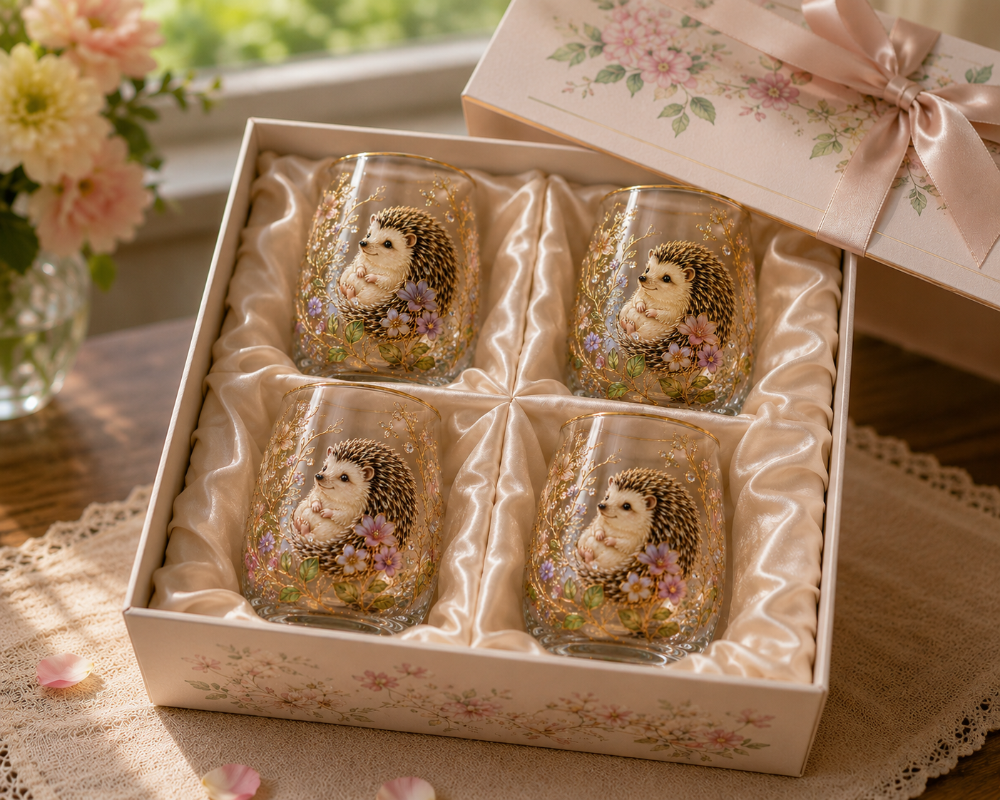 🌸🌿 Limited Edition 2026 Garden Morning Bliss Glass Tea Cup☀️☕🏆