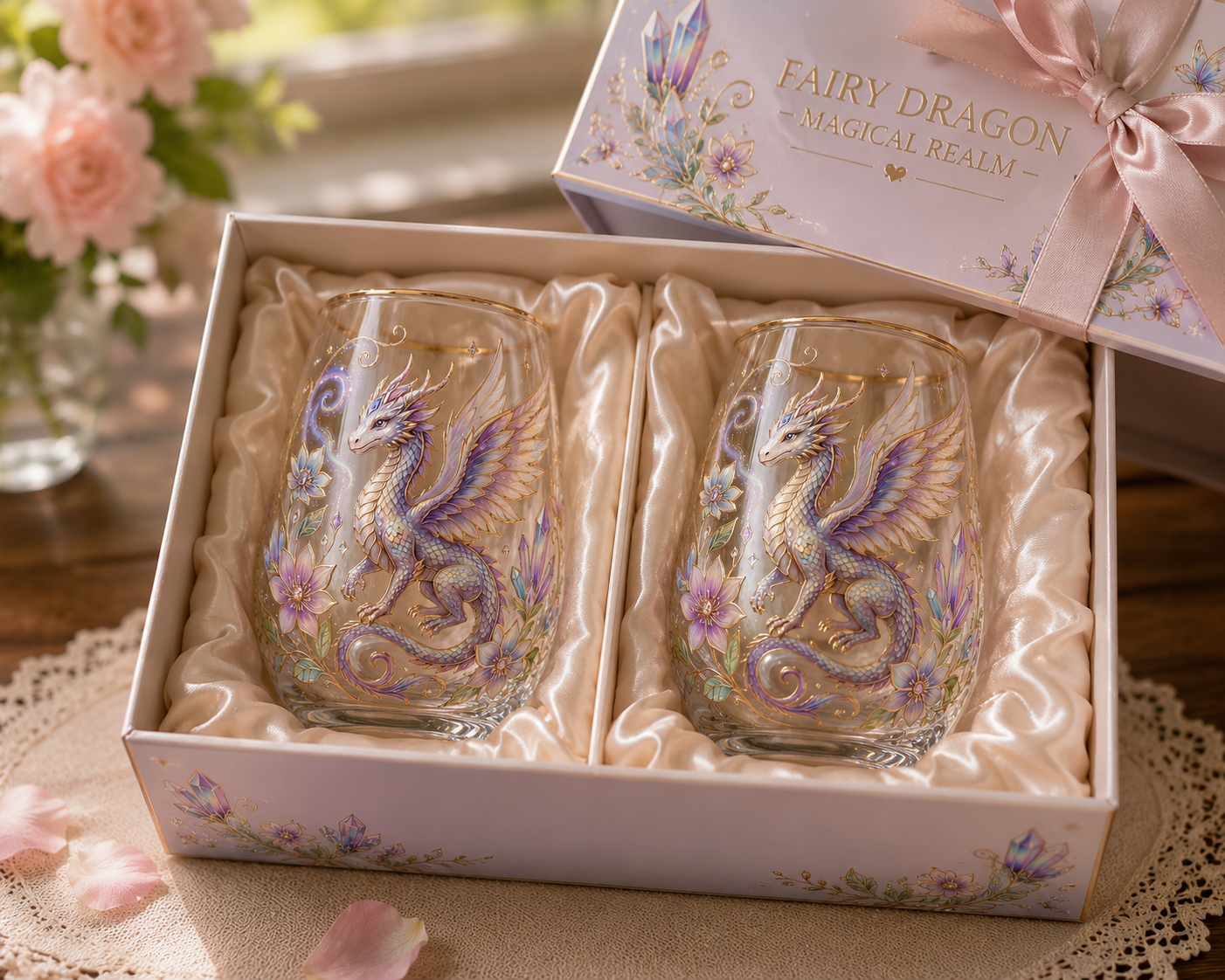 🌸🌿 Limited Edition 2026 Garden Morning Bliss Glass Tea Cup☀️☕🏆
