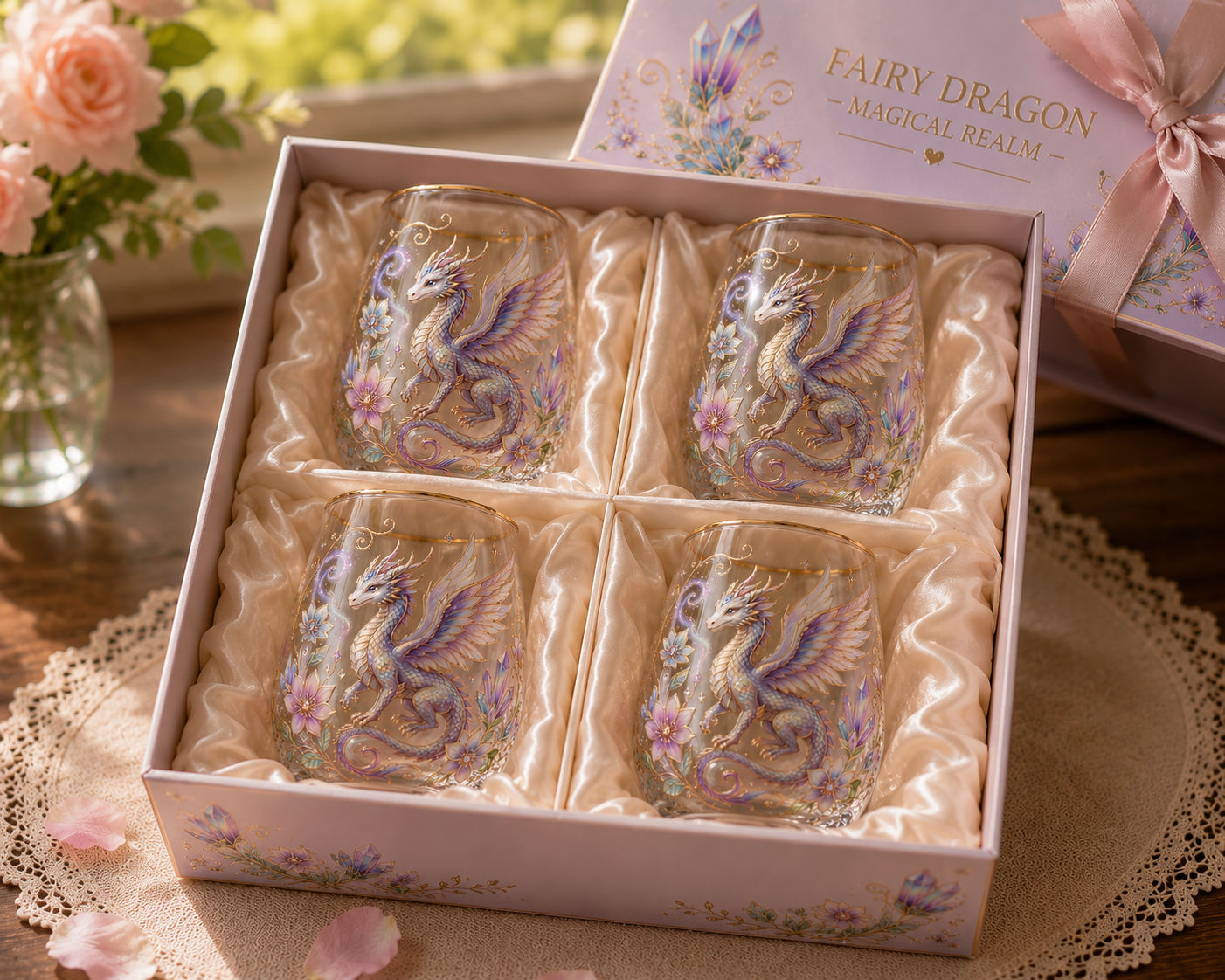 🌸🌿 Limited Edition 2026 Garden Morning Bliss Glass Tea Cup☀️☕🏆