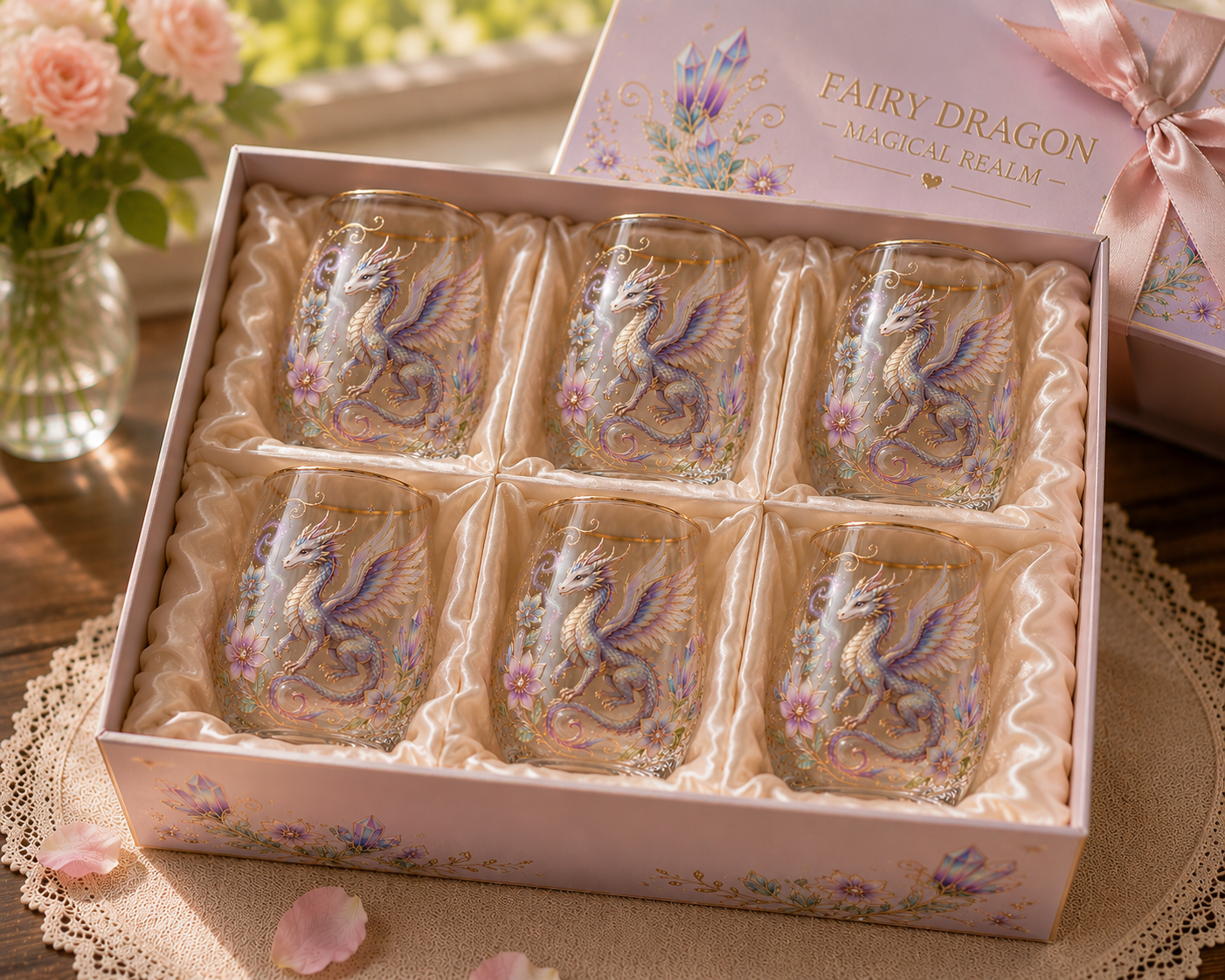 🌸🌿 Limited Edition 2026 Garden Morning Bliss Glass Tea Cup☀️☕🏆