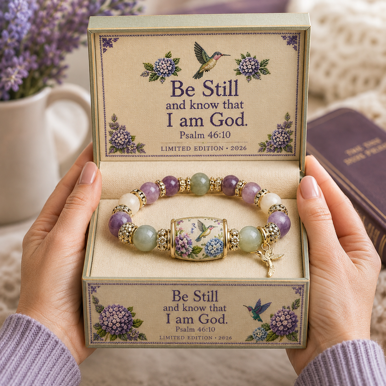 💜Hummingbird Garden Faith Bracelet 🌸 | 2026 Limited Edition Bracelet🏆