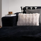 104" Cloud Sectional Couch with L-Shape Chaise,Modern Modular Sofa with Deep Seat, Upholstered Couches for Living Room Bedroom,No Assembly Required, Black (Plush Corduroy Fabric)🏆