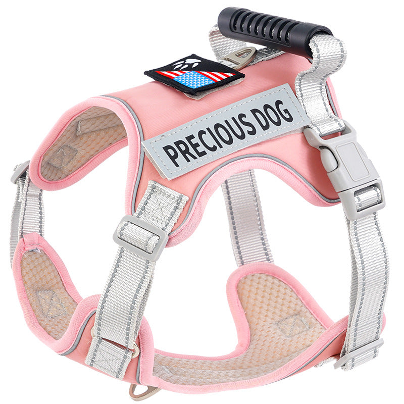 AyalaPet Soft Mesh Dog Harness for Small & Medium Dogs - No-Pull Breathable Pet Vest - Adjustable Reflective Step-In Harness for Puppies & Cats