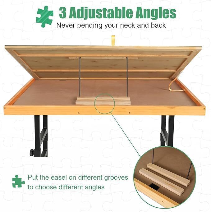 🏃‍LAST DAY FOR CLEARANCE💝  Jigsaw Puzzle Table with Legs💋