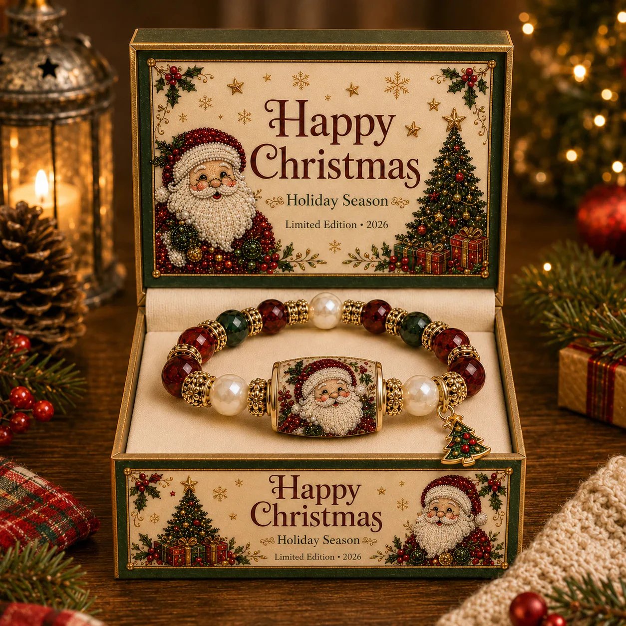 💥 Last Day 49% OFF – 🎄 Christmas Magic Collection Bracelet — Limited Edition💋