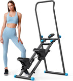 Stair Stepper with Handlebar, LED Display, 300LBS Capacity, Climber Exercise Machine for Workouts, Home Fitness Equipment for Women&Men🏆