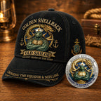 ⭐2026 USA Sale: Up to 50% OFF - 🔥Golden Shellback Cap💋