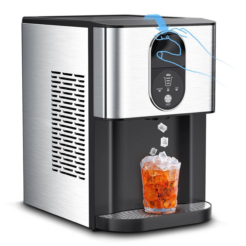Nugget Ice Maker, 44lbs/Day, Fast 15min Ice, Self-Dispensing & Self-Cleaning🏆