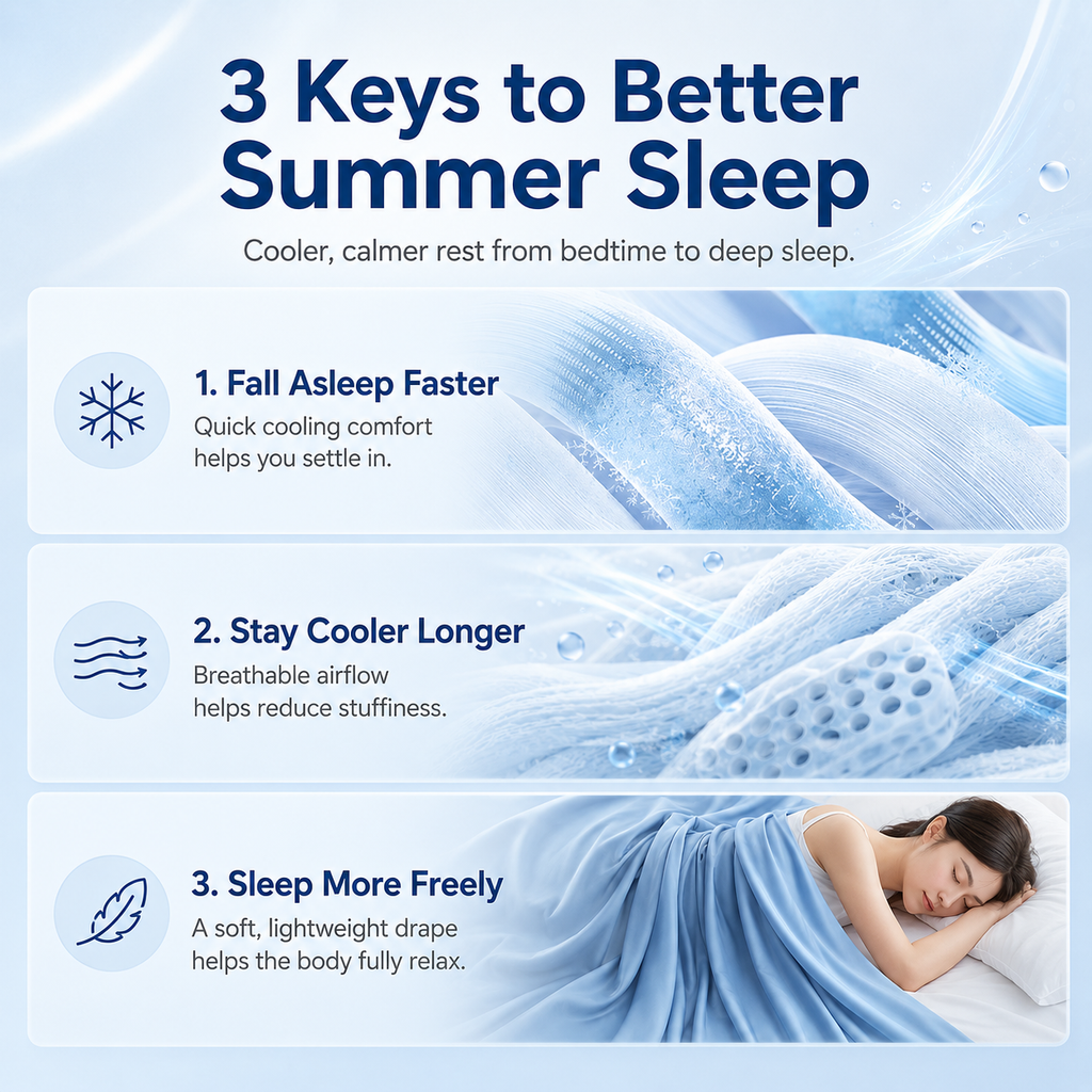 Deep Sleep Series Cooling Blanket 🌙🏆