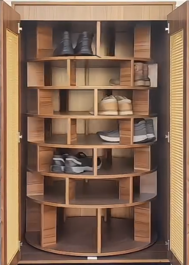 🥾Rotating shoe cabinet|  360° Rotating Shoe Cabinet & 50+ Pairs Storage🥿🏆