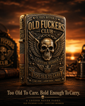 ☠️ Old Fuckers Club Vintage Lighter | 2026 Limited Edition Collectible Metal Lighter💋