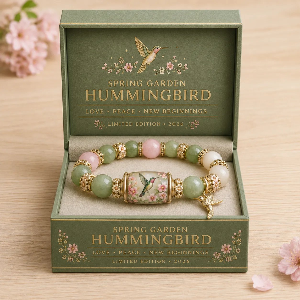 💜Hummingbird Garden Faith Bracelet 🌸 | 2026 Limited Edition Bracelet🏆