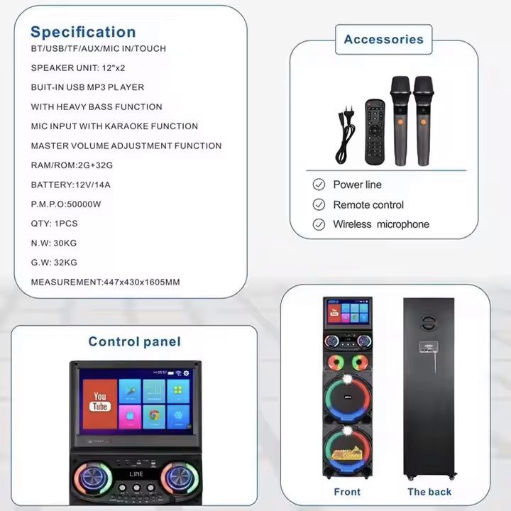 🎤 All-in-One Karaoke & Cinema Speaker System🏆