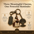 🔥LAST DAY 50% OFF - ✝Jesus Reading Keychain💋