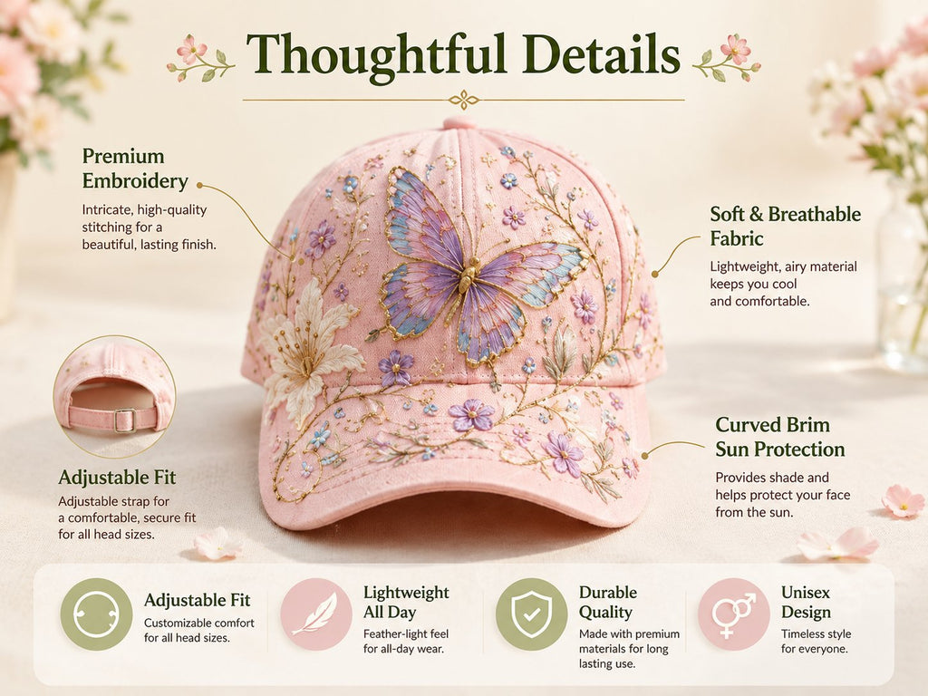 🔥Last Day 49% OFF 🌸🌿 Garden Morning Cap (✨2026 Limited Edition)🏆