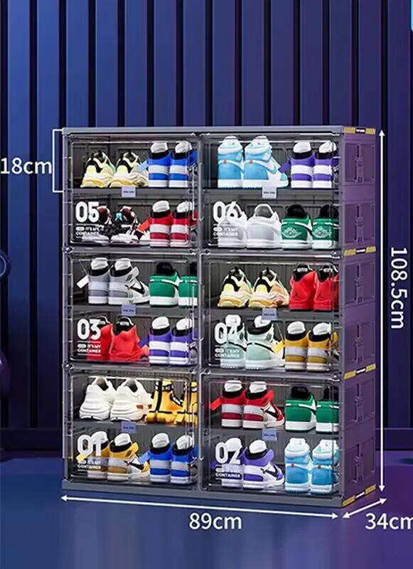🥾Dust-Free Black Portable Shoe Organizer🎁🏆