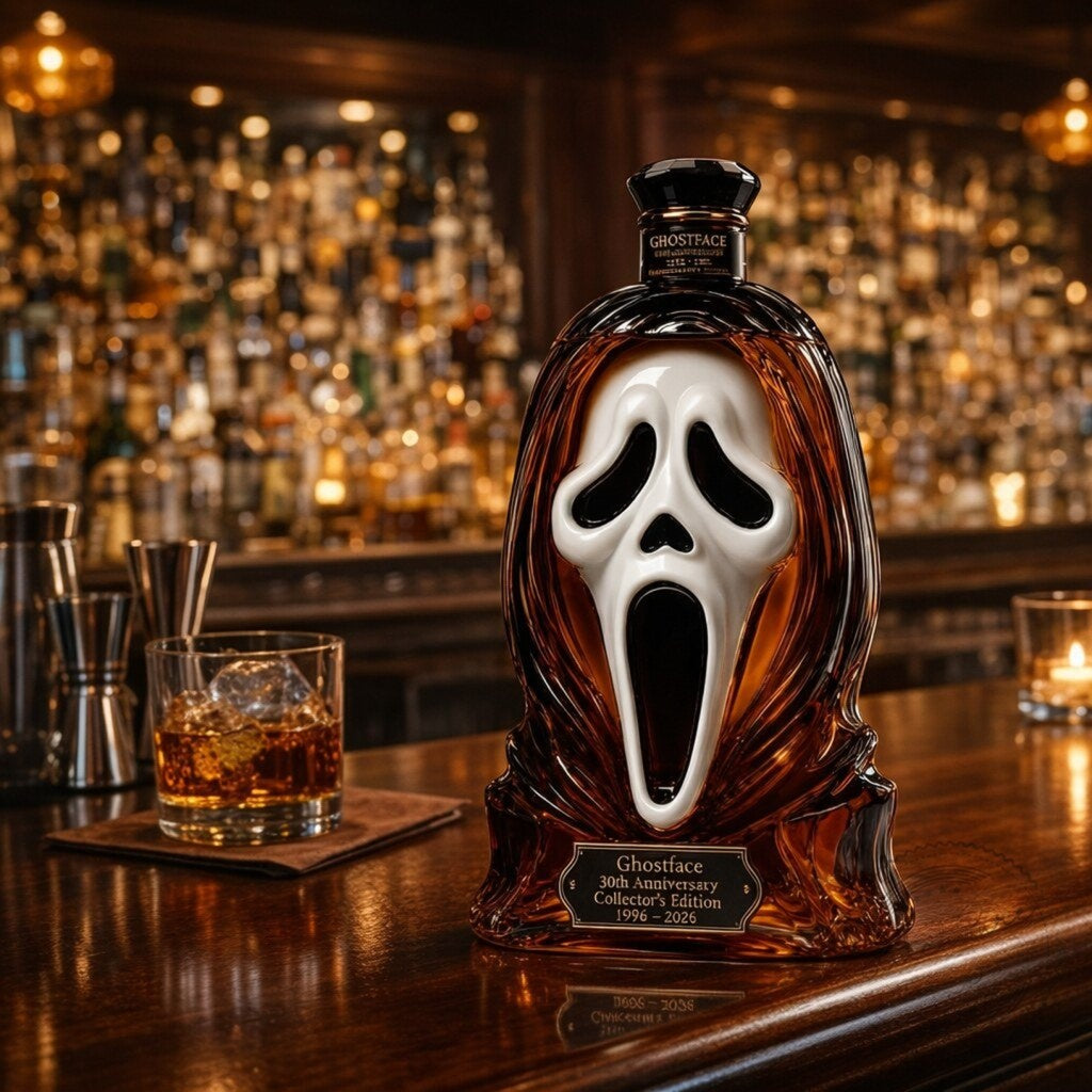 👻Ghostface 30th Anniversary 1996 – 2026 Whiskey Bottle💋